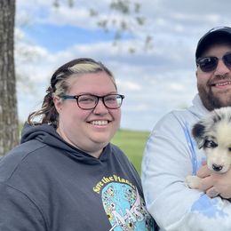 Coconut - Blue merle Australian Shepherd puppy in Sedalia, Missouri from Strollins Farm