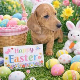 AKC Flower - Dapple female Dachshund puppy in Knoxville, Tennessee from Thea's Puppies