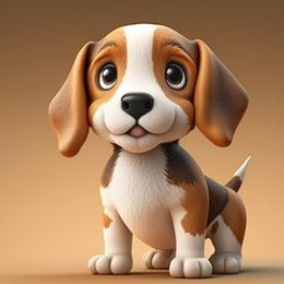 Daniel - Black tan and white male Beagle puppy in Jerome, Missouri from Beam's Beagles