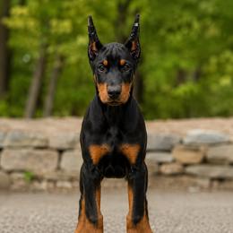 TOBY - Black and rust male Doberman Pinscher puppy in Columbia, Maryland from Storm Cloud Doberman