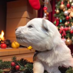 Grey Collar  (Kohl) - White male Berger Blanc Suisse puppy in Rice Lake, Wisconsin from Windswept White Swiss Shepherds