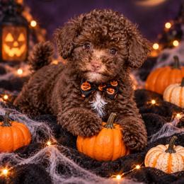 Brownie - Brown male Poodle puppy in Davie, Florida from Sweet Peluditos