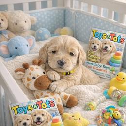 Sadie - Cream female Goldendoodle puppy in Aurora, Illinois from Chicago Goldendoodles