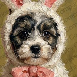 Scout - Tri-color male Coton de Tulear puppy in Freeport, Texas from H❤️PE COTONS