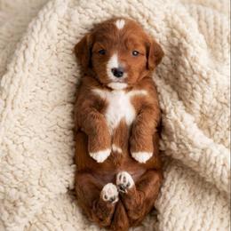 Princess Peach - Red female Cavapoo puppy in Salt Lake City, Utah from SunnySide Mini Doodles