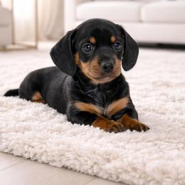 Female 2 - Black and tan female Dachshund puppy in Childress, Texas from Taylor Farms