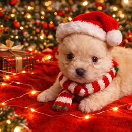 Dasher - Cream male Pomeranian puppy in Sandia, Texas from Broken Arrow Poms