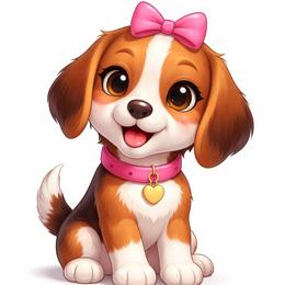 Stevie - Black tan and white female Beagle puppy in Jerome, Missouri from Beam's Beagles