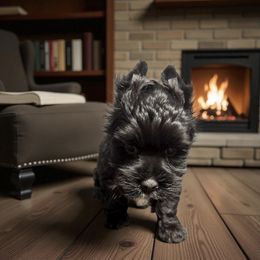 B - Black and tan male Yorkshire Terrier puppy in Knoxville, Tennessee from Little Yorkie Company