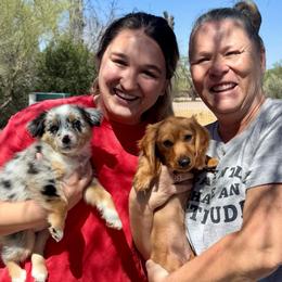 Leona - Blue merle female Australian Shepherd puppy in Tucson, Arizona from TTTNT Aussies