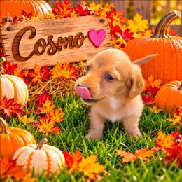 Cosmo - Red female Dachshund puppy in Vacaville, California from SchmooterBabies