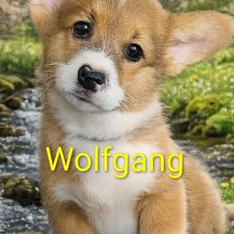 Wolfgang - Red male Pembroke Welsh Corgi puppy in Berkeley Springs, West Virginia from Hummingbird Farm