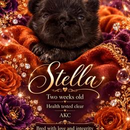 Stella - Black female Shih Tzu puppy in Dallas, Texas from Almost Heaven Shih Tzu