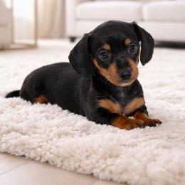 Female 1 - Black and tan female Dachshund puppy in Childress, Texas from Taylor Farms