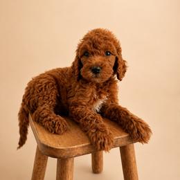 Gray Color Male - Red  male Goldendoodle puppy in Loma Rica, California from BloomingPuppies