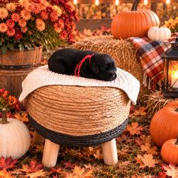 Red Girl - Black female Labrador Retriever puppy in Lake City, Michigan from Loon Lake Labradors