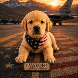 Valor - Yellow male Labrador Retriever puppy in Cheney, Washington from Loudon's Labradors