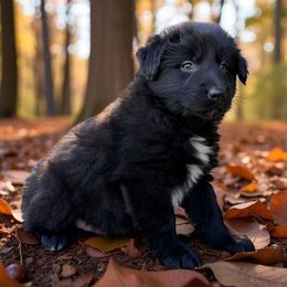 Hudson - Black & white male Australian Shepherd puppy in Statesville, North Carolina from Charming Australian Shepherds