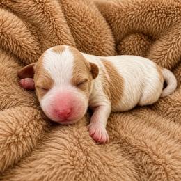 Autumn - Parti female Goldendoodle puppy in Burleson, Texas from Thompson Doodles