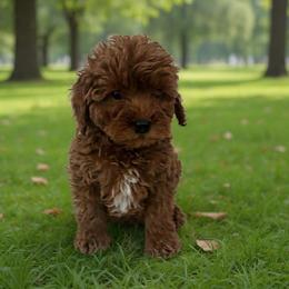 Logan - Red  male Goldendoodle puppy in Mint Hill, North Carolina from DoodleForever