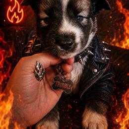Black or agouti blue collar male - Black male Siberian Husky puppy in Wheeling, West Virginia from Powells Huskies
