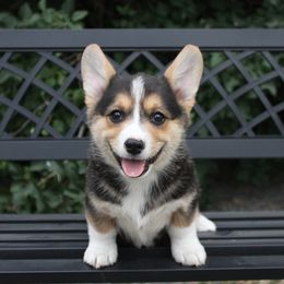 Louis Vuitton - Black and tan male Pembroke Welsh Corgi puppy in Stockton, Utah from BW Corgis