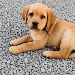Han (Blue Collar) - Yellow male Dilute Retriever puppy in Baldwin City, Kansas from Hedge Lane Labradors