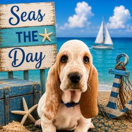 Blue collar male - Lemon and white male Basset Hound puppy in Columbia, South Carolina from Pawmetto Hounds