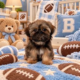 Imperial Otis - Gold male Shih Tzu puppy in Shawnee, Oklahoma from Black Velvet Shih Tzu