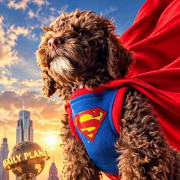 Beacon - Chocolate male Goldendoodle puppy in Decatur, Texas from Scherrer Sweet Goldendoodles