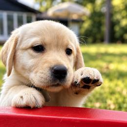 White Collar - Yellow female Labrador Retriever puppy in Charlotte, North Carolina from Patton Premier Labradors