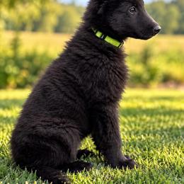 Rylie - Black male Belgian Sheepdog puppy in Hastings, Minnesota from Century Hills Farm