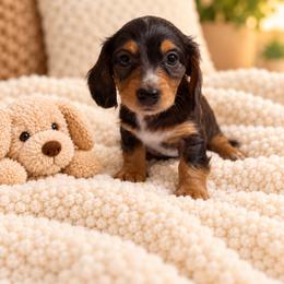 AKC - Zippy - Dapple male Dachshund puppy in Omaha, Nebraska from Colorful Dachshunds