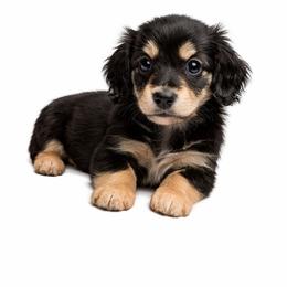 Beaudy - Black and cream male Dachshund puppy in Anaconda, Montana from Williams Family Dachshunds