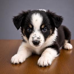 Kiki - Black tri female Miniature Australian Shepherd puppy in Macomb, Missouri from Show Me MO Aussies