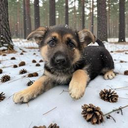 Black and Tan Female - Black and tan female German Shepherd puppy in Tafton, Pennsylvania from Pocono GSD