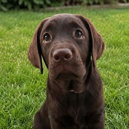 Purple collar - Chocolate female Labrador Retriever puppy in Princeton, North Carolina from Kelly Haven Labs