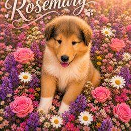 Ruby - Sable and white female Collie puppy in Carencro, Louisiana from Cajun Bayou's Collies LLC