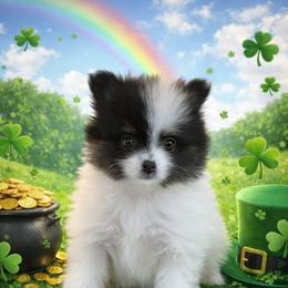 Eli - Black and tan parti male Pomeranian puppy in New Oxford, Pennsylvania from J&T French Bulldog & Pomeranian Palacio