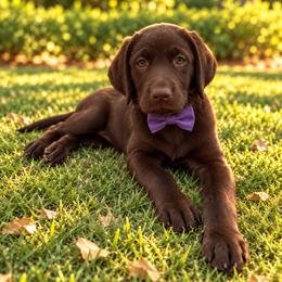 Oakley - Chocolate female Labrador Retriever puppy in Chicago, Illinois from Urbane Retrievers
