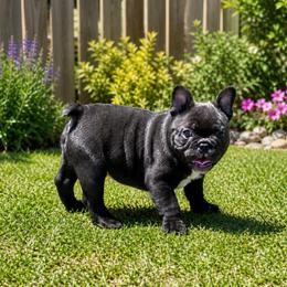 Smudge - Brindle and white male French Bulldog puppy in Kerens, West Virginia from Leather & Lace