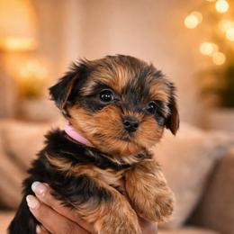 Lilah- Girl 2 - Black and tan female Yorkshire Terrier puppy in Selden, New York from Alisha's Yorkshire Terriers