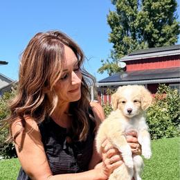 Clove - Yellow and white female Bernedoodle puppy in Yuba City, California from Ranch House Doodles