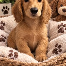 Knox - Cream male Dachshund puppy in Dinwiddie, Virginia from East Coast Dachshunds