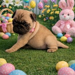 Angel - Fawn female Pug puppy in Winter Haven, Florida from Lisa's Pugalicious Pugs