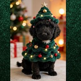 Lime 1300 - Black male Goldendoodle puppy in Salem, Oregon from Capital Doodles