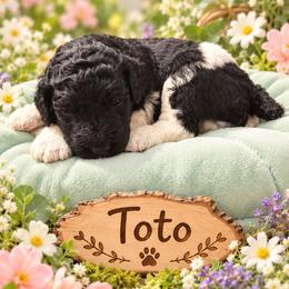 Toto - Parti male Poodle puppy in Washington, Pennsylvania from Patriotic Poodles