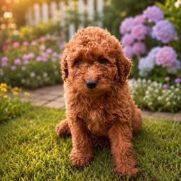 Boy 3 - Red  male Goldendoodle puppy in Haleyville, Alabama from Susan’s Prefurred Doodles