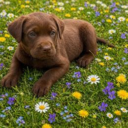 Bentley - Chocolate male Labrador Retriever puppy in Archer Lodge, North Carolina from Archer Lodge Labradors
