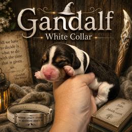 Gandalf - Black white and tan male Beagle puppy in Viper, Kentucky from Mountain Top